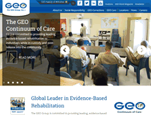 Tablet Screenshot of geogroup.com